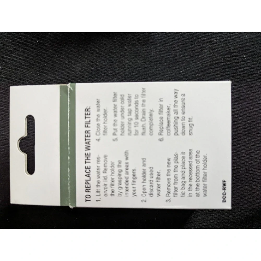 Cuisinart 2 replacement‎ Charcoal water filters for coffee makers DCC-RWF NEW